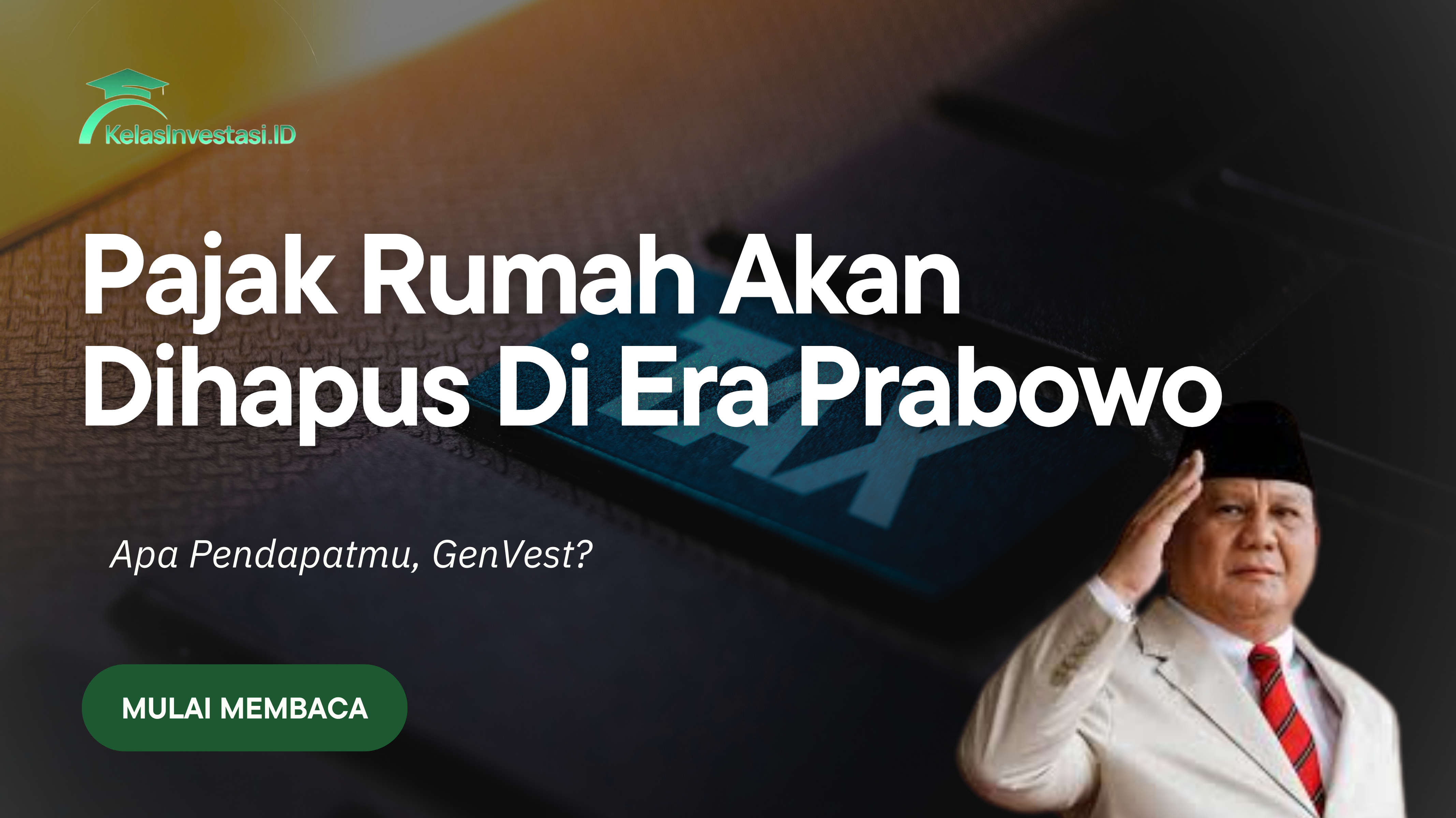 Pajak Rumah Di Era Prabowo- Gibran