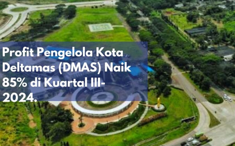  Profit Pengelola Kota Deltamas (DMAS) Naik 85% di Kuartal III-2024