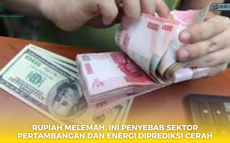  Rupiah Melemah, Ini Penyebab Sektor Pertambangan dan Energi Diprediksi Cerah