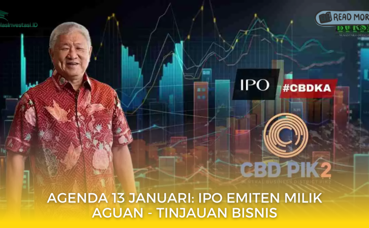  Agenda 13 Januari: IPO Emiten Milik Aguan – Tinjauan Bisnis