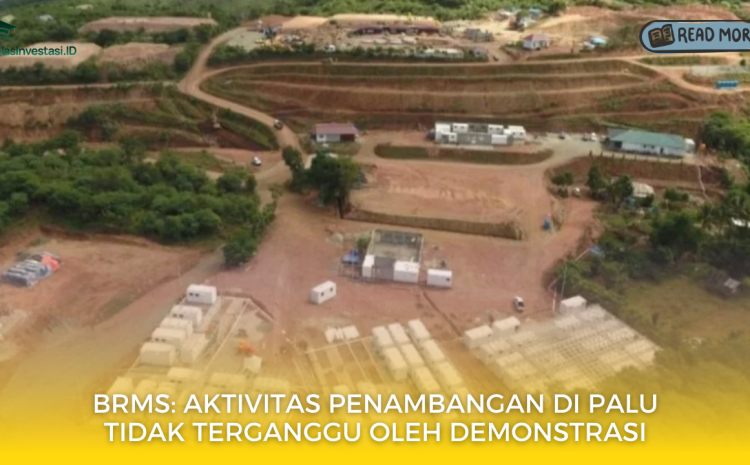  BRMS: Aktivitas Penambangan di Palu Tidak Terganggu oleh Demonstrasi