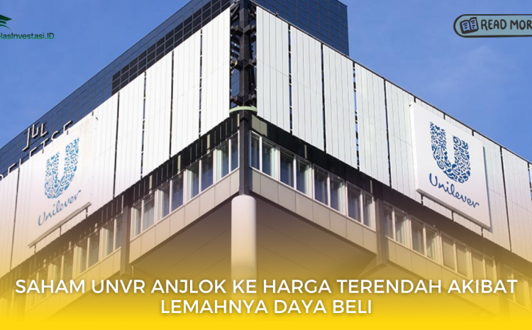  Saham UNVR Anjlok ke Harga Terendah Akibat Lemahnya Daya Beli
