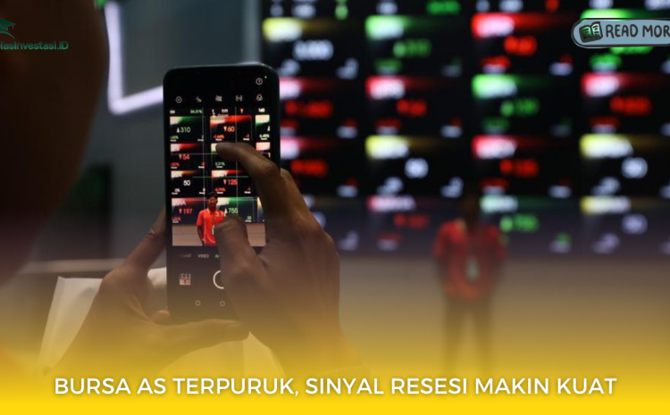  Bursa AS Terpuruk, Sinyal Resesi Makin Kuat