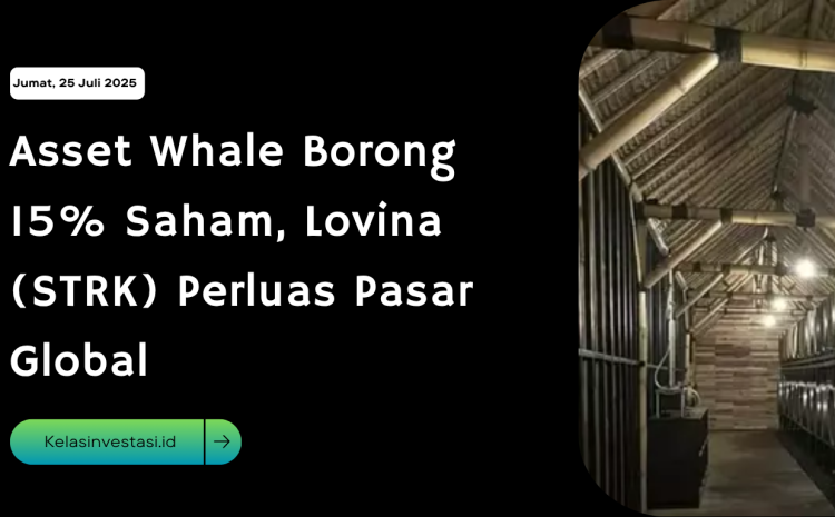  Asset Whale Borong 15% Saham, Lovina (STRK) Perluas Pasar Global