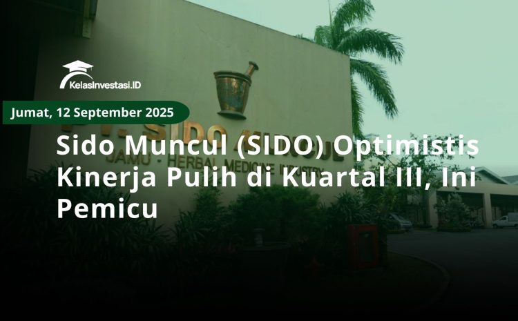  Sido Muncul (SIDO) Optimistis Kinerja Pulih di Kuartal III, Ini Pemicu