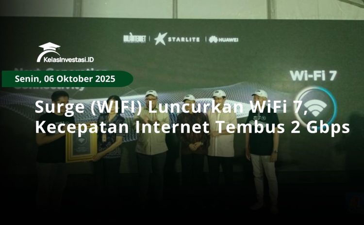  Surge (WIFI) Luncurkan WiFi 7, Kecepatan Internet Tembus 2 Gbps