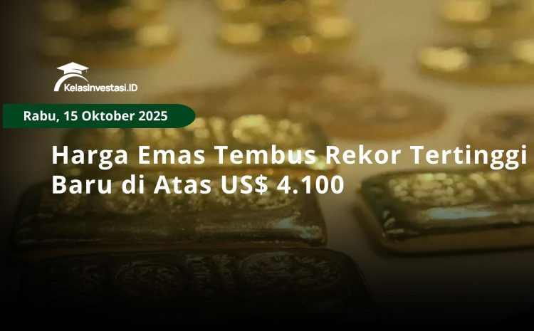  Harga Emas Bertahan di Atas USD4100