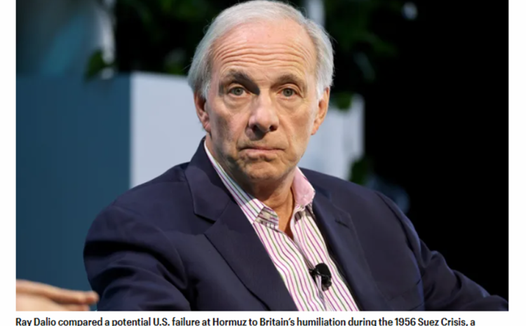  Ray Dalio : Pertempuran Penentu Ada di Selat Hormuz